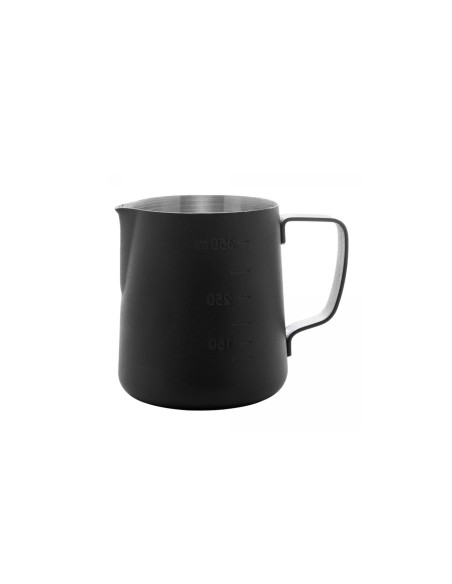 Leiteira Chaleira Bule Medidor Inox Preto Cafeteria Bar 350ml