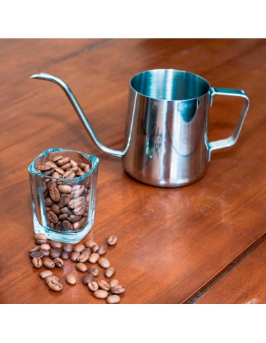 Bule Bico de Pato Chaleira Leiteira Inox Bar...