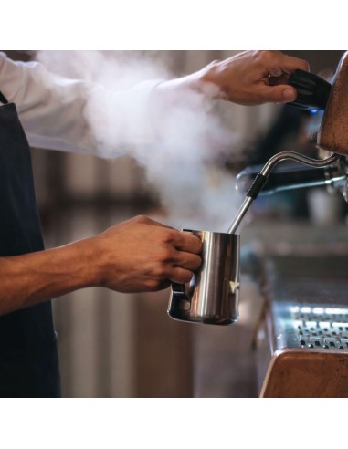 Bule Bico de Pato Chaleira Leiteira Inox Bar...