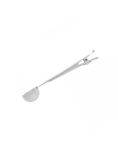 Colher Medidora Prendedor Clip Aço Inox...