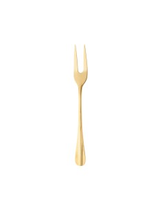 Garfo Dourado Trinchante Assado Positano Utensilios Aço Inox