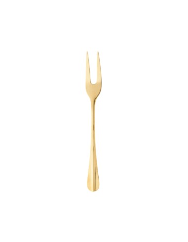 Garfo Dourado Trinchante Assado Positano Utensilios Aço Inox