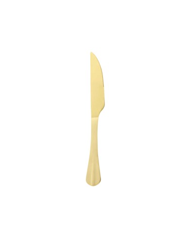 Faca Dourada Carne Assados Utensilios Aço Inox Positano
