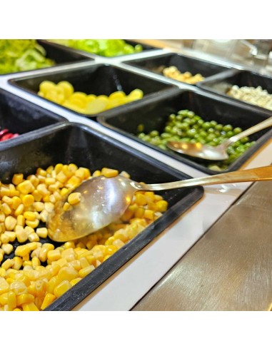 Colher Dourada Servir Arroz Salada Aço Inox...