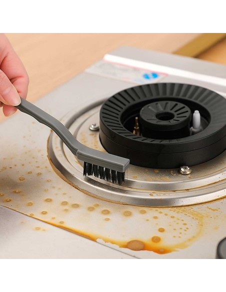 Escovinhas de Limpeza Pesada Aço Inox Nylon Escovas 3un