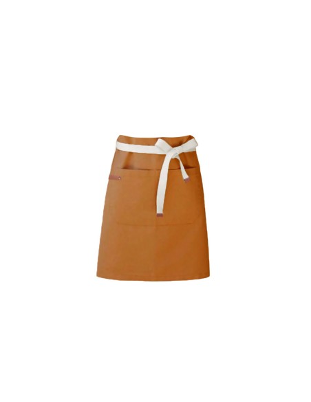 Avental de Cintura Caramelo Mostarda Cafeteria Bartender