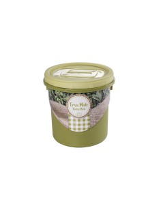 Pote de Erva Mate Porta Mantimentos Tampa Verde 1,8L