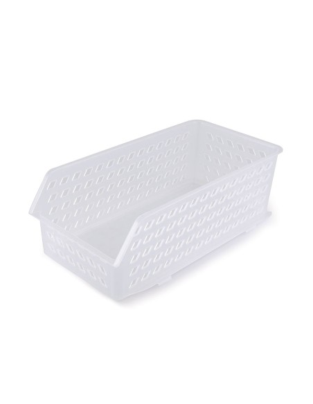 Cesta Empilhavel Plastico Cesto Organizador Geladeira Armario