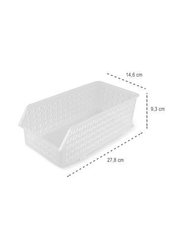 Cesta Empilhavel Plastico Cesto Organizador...