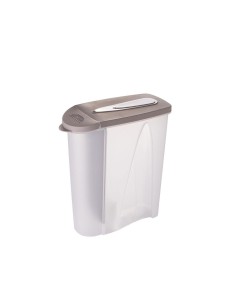 Porta Sabão em Po Tampa Dosador Cinza Lavanderia 1kg