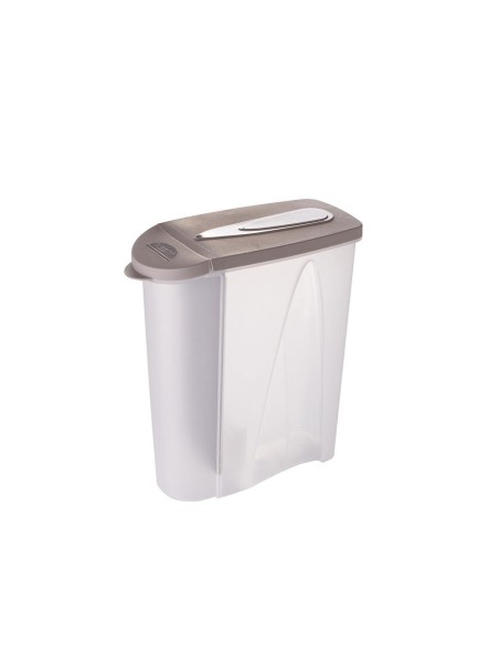 Porta Sabão em Po Tampa Dosador Cinza Lavanderia 1kg