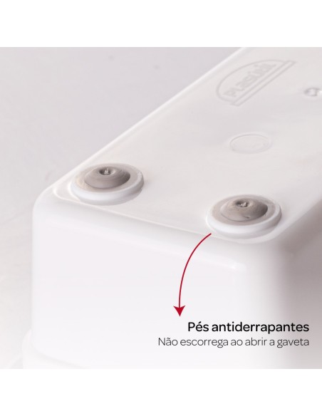 Organizador de Gaveta Porta Faca Talheres Antiderrapante