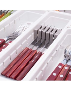 Organizador de Gaveta Porta Faca Talheres Antiderrapante 2