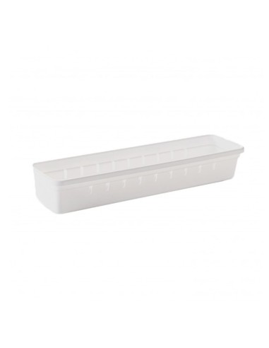 Organizador de Gaveta Branco Antiderrapante Porta Talheres