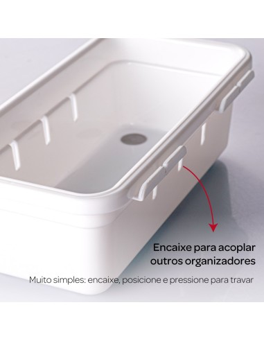 Organizador de Gaveta Porta Talheres...