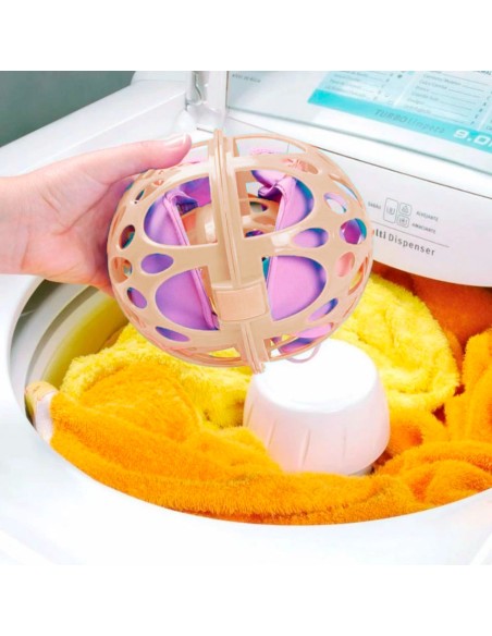 Protetor Bola para Maquina Lavar Roupa Esfera Sutia Lingerie