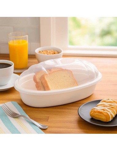 Porta Pao Caseiro Porta Mantimentos Branco...