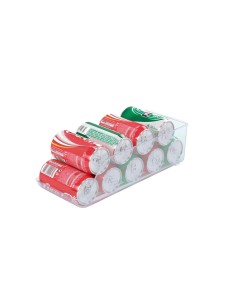 Organizador Geladeira Porta Latas Multiuso Transparente 2