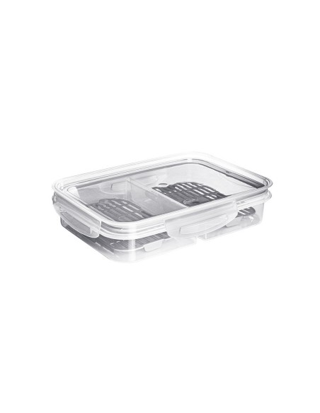 Pote Hermetico Porta Frios Frutas Trava Plastico BPA Free 1L