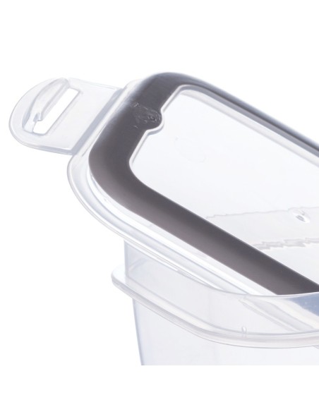 Pote Hermetico Porta Frios Frutas Trava Plastico BPA Free 1L