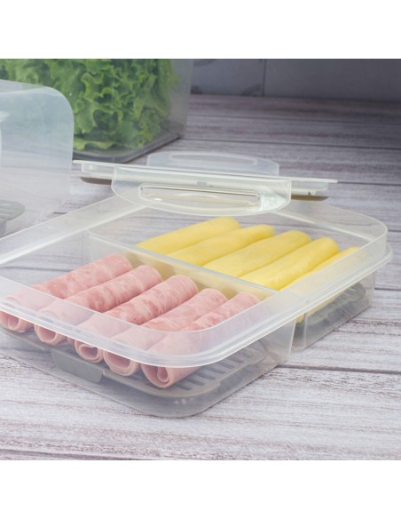 Pote Hermetico Porta Frios Frutas Trava Plastico BPA Free 1L