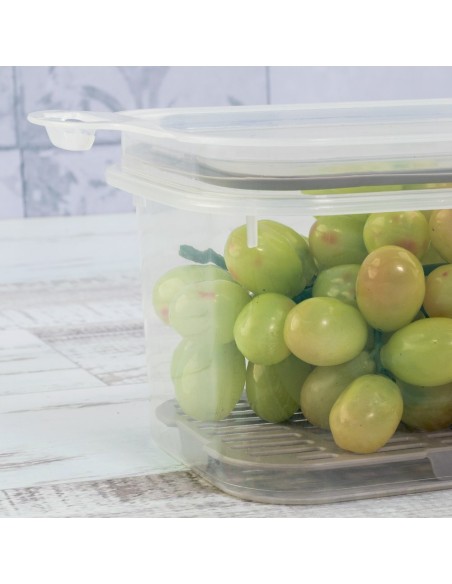 Pote Hermetico Porta Frios Trava Plastico BPA Free 1,2L