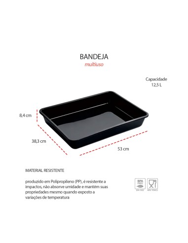 Bandeja Multiuso Organizador Cozinha Pets...