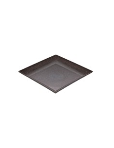 Tigela Rasa Quadrada Petisqueira Marrom Imbuia ECO