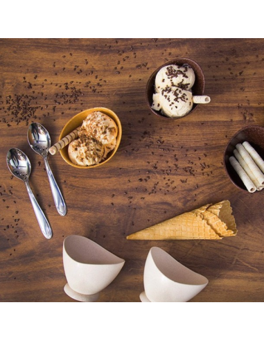 Taça de Sobremesa Tigela Cumbuca Marrom Imbuia...