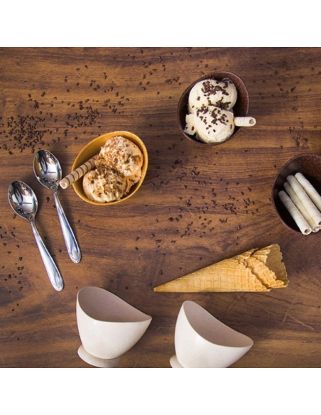 Taça de Sobremesa Tigela Cumbuca Marrom Imbuia ECO 200ml