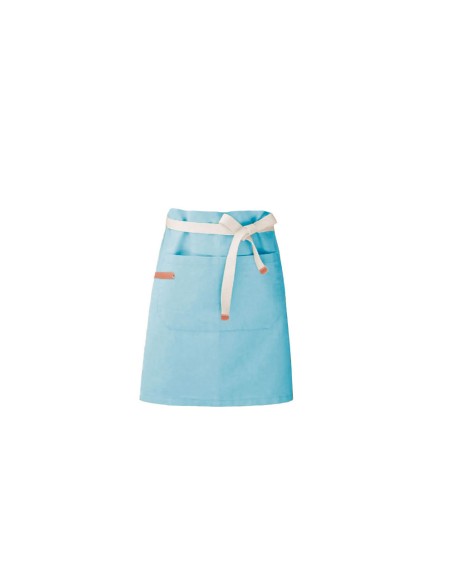 Avental de Cintura Azul Claro Cafeteria Padaria Bar Vegano