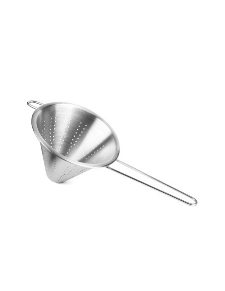 Funil Passador Chinoy Coador Peneira Aço Inox 20cm