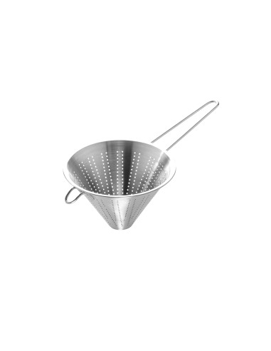Funil Passador Chinoy Coador Peneira Aço Inox 20cm