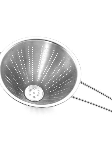 Funil Passador Chinoy Coador Peneira Aço Inox 20cm