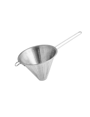 Funil Passador Chinoy Coador Peneira Aço Inox 24cm
