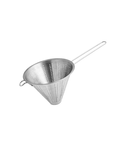 Funil Passador Chinoy Coador Peneira Aço Inox 24cm