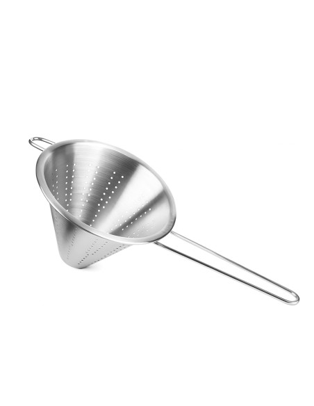 Funil Passador Chinoy Coador Peneira Aço Inox 24cm