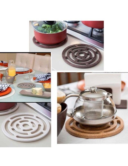 Descanso de Panela Aparador ECO Marrom Imbuia