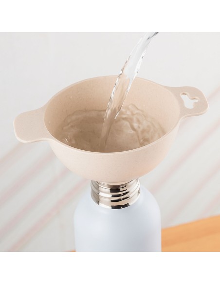 Funil Bege Marfim Utensilio Cozinha ECO Sustentavel