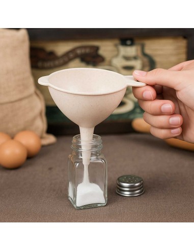 Funil Bege Marfim Utensilio Cozinha ECO...