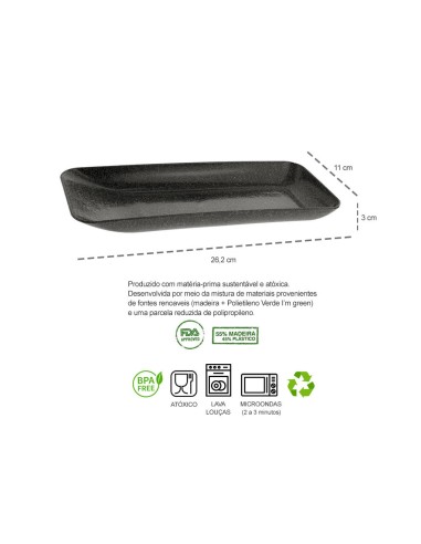 Travessa Retangular Petisqueira Bandeja...