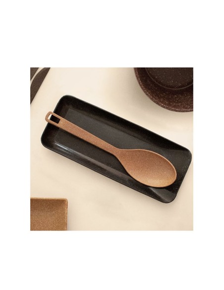 Travessa Retangular Petisqueira Bandeja Descanso Talher BPA Free