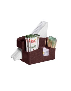 Porta Guardanapo de Mesa Marrom Restaurante Bar Boteco