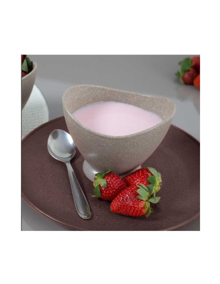 Prato Raso Lanche Marrom 20cm Bar Festa Restaurante BPA Free