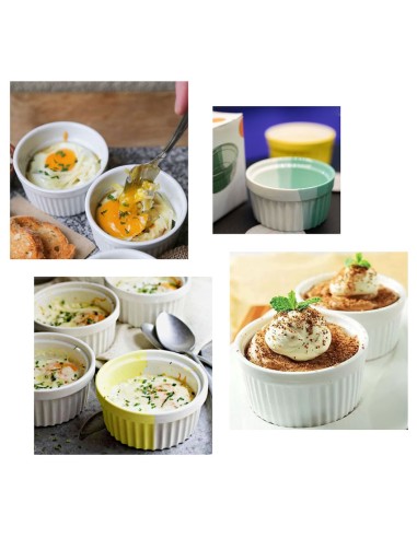 Tigela Ceramica Mini Ramekin Bowl Forno 120ml...