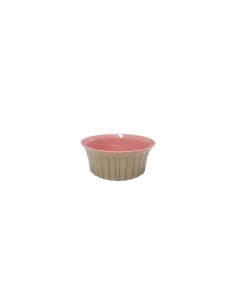 Tigela Ceramica Rosa Bege Bowl Pequeno Petisco 10cm