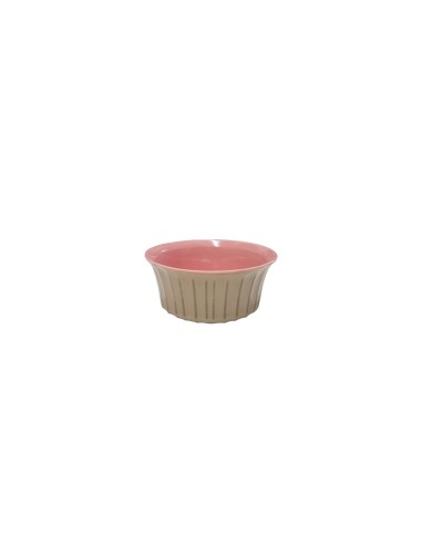 Tigela Ceramica Rosa Bege Bowl Pequeno Petisco 10cm