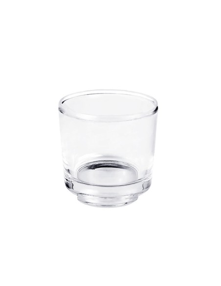 Pote de Vidro Porta Vela Suporte Vaso Mini Borda Grossa