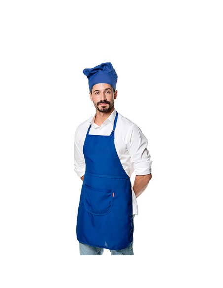 Chapeu de Cozinheiro Azul Chef Touca Unissex Ajustavel