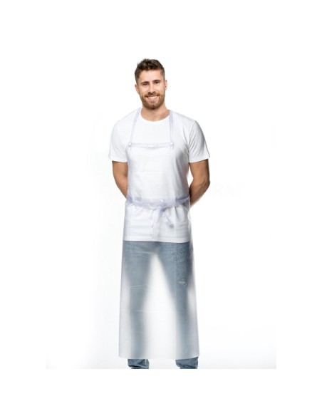 Avental Impermeavel Longo Transparente Silicone Unissex
